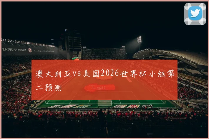澳大利亚vs美国2026世界杯小组第二预测
